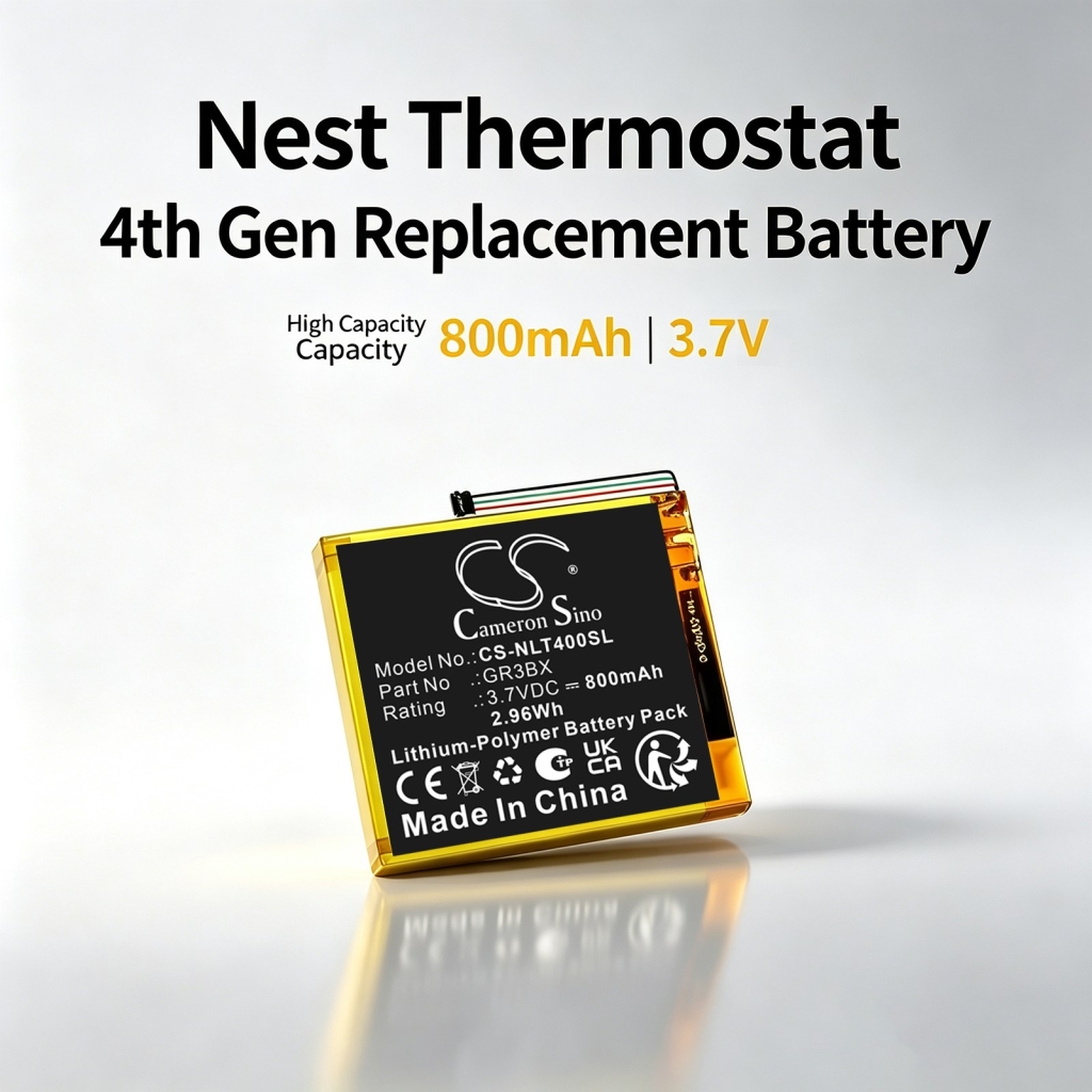 Battery compatible with Nest CS-NLT400SL