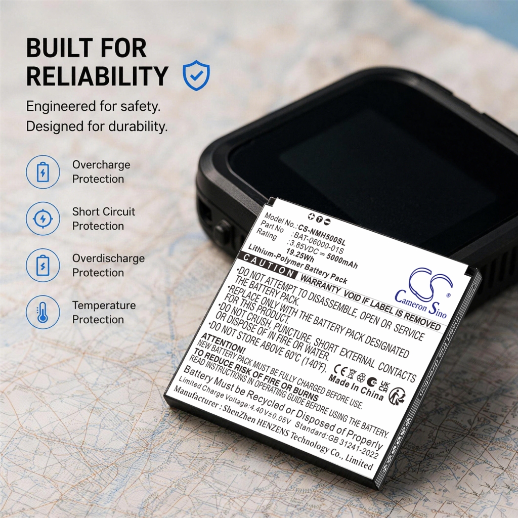 Battery compatible with Sonim CS-NMH500SL
