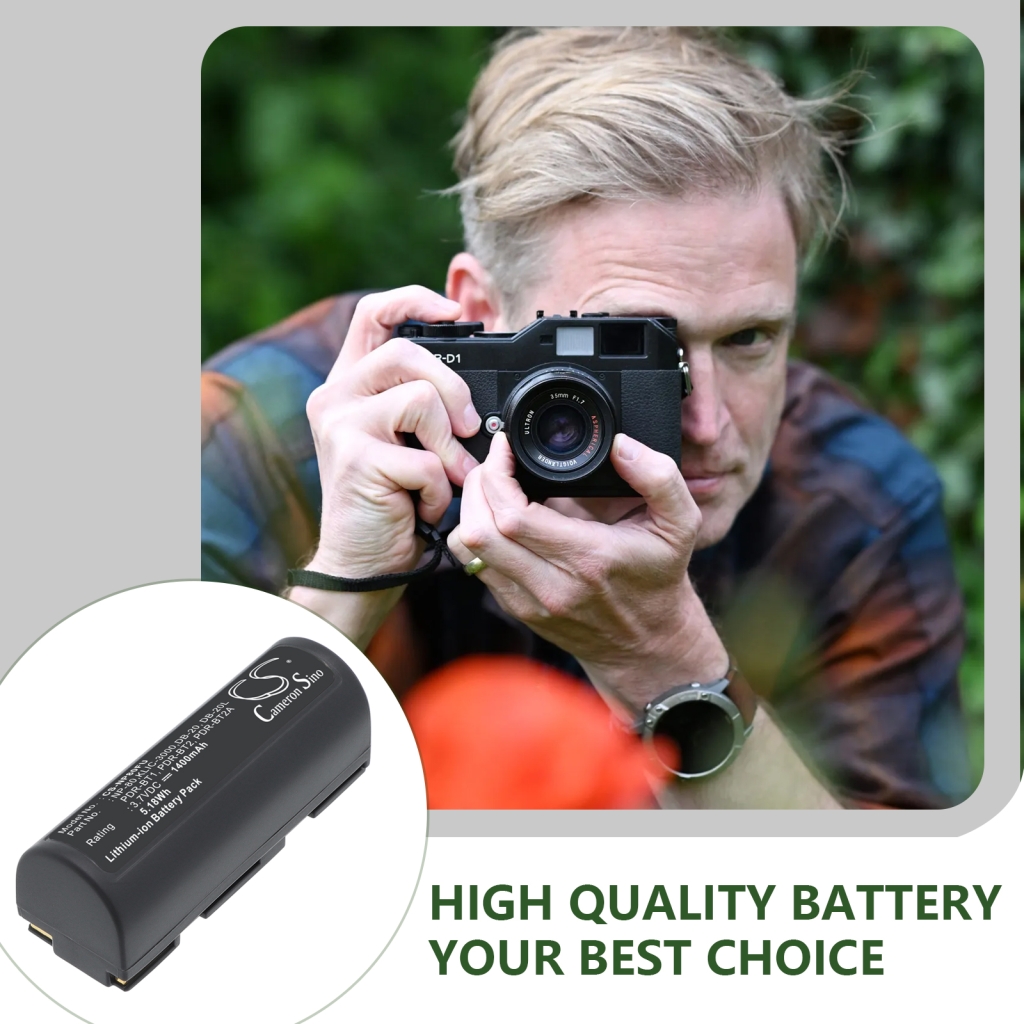 Battery compatible with Epson FUJIFILM KODAK Kyocera LEICA Mitsubishi Ricoh Toshiba CS-NP80FU