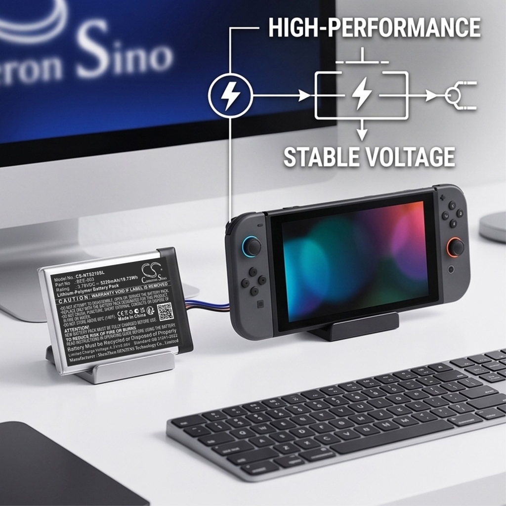 Battery compatible with Nintendo CS-NTS210SL