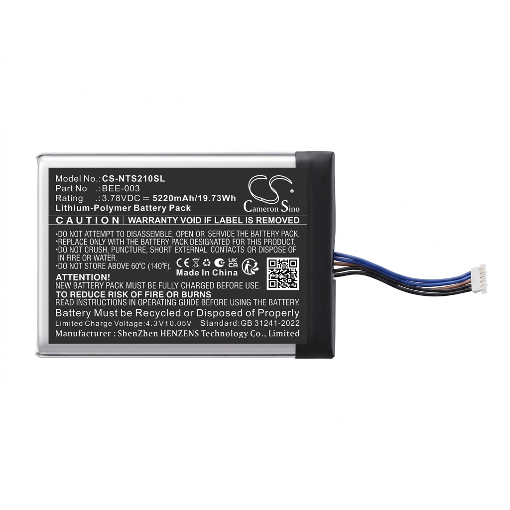Battery compatible with Nintendo CS-NTS210SL