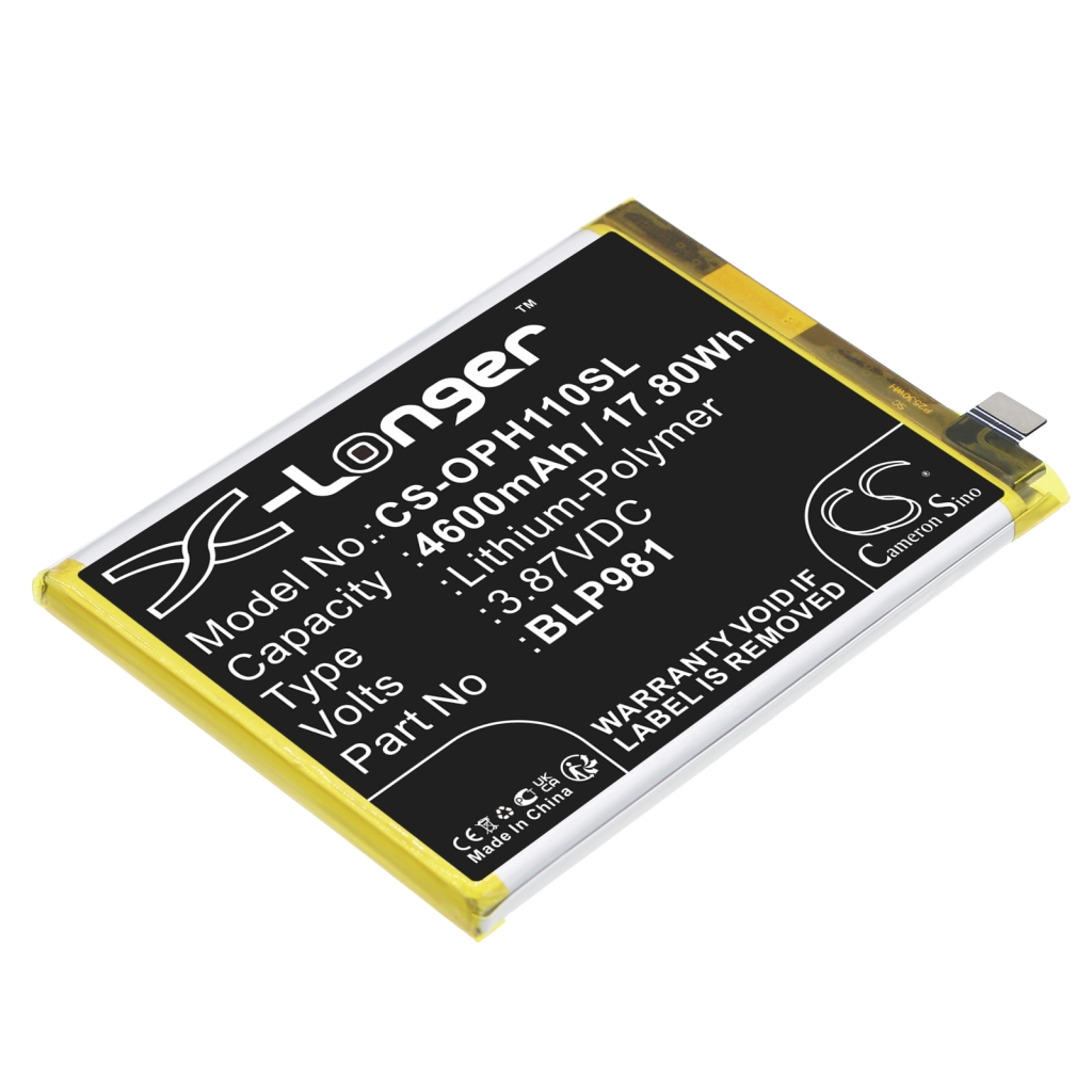 Compatible battery replacement for OPPO BLP981