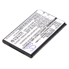 Compatible battery replacement for Alcatel 3DS10241AAAA,3DS10744AAAA,3DS11080AAAA,B-VLE56,BY-62...