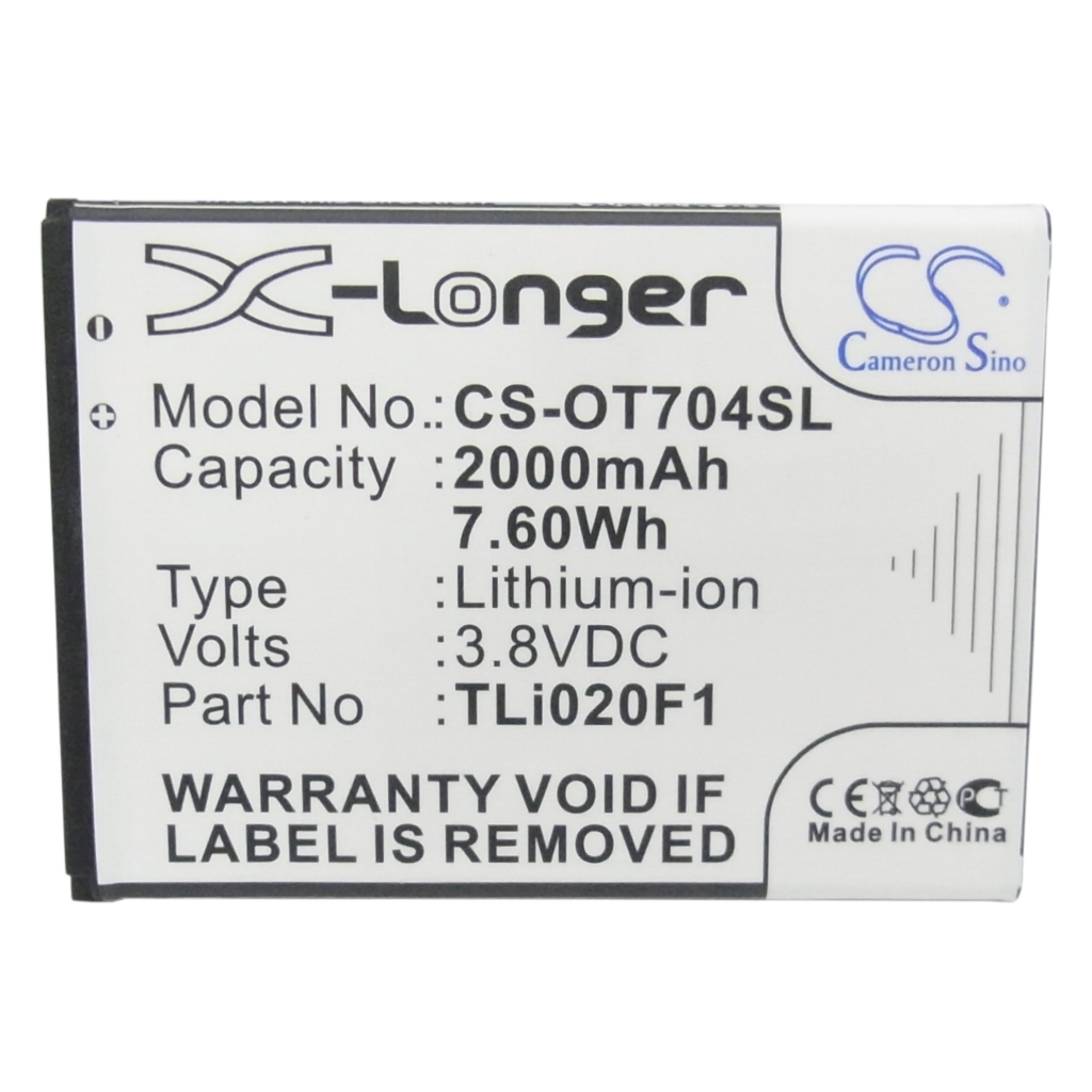 Battery Replaces TLi020F2
