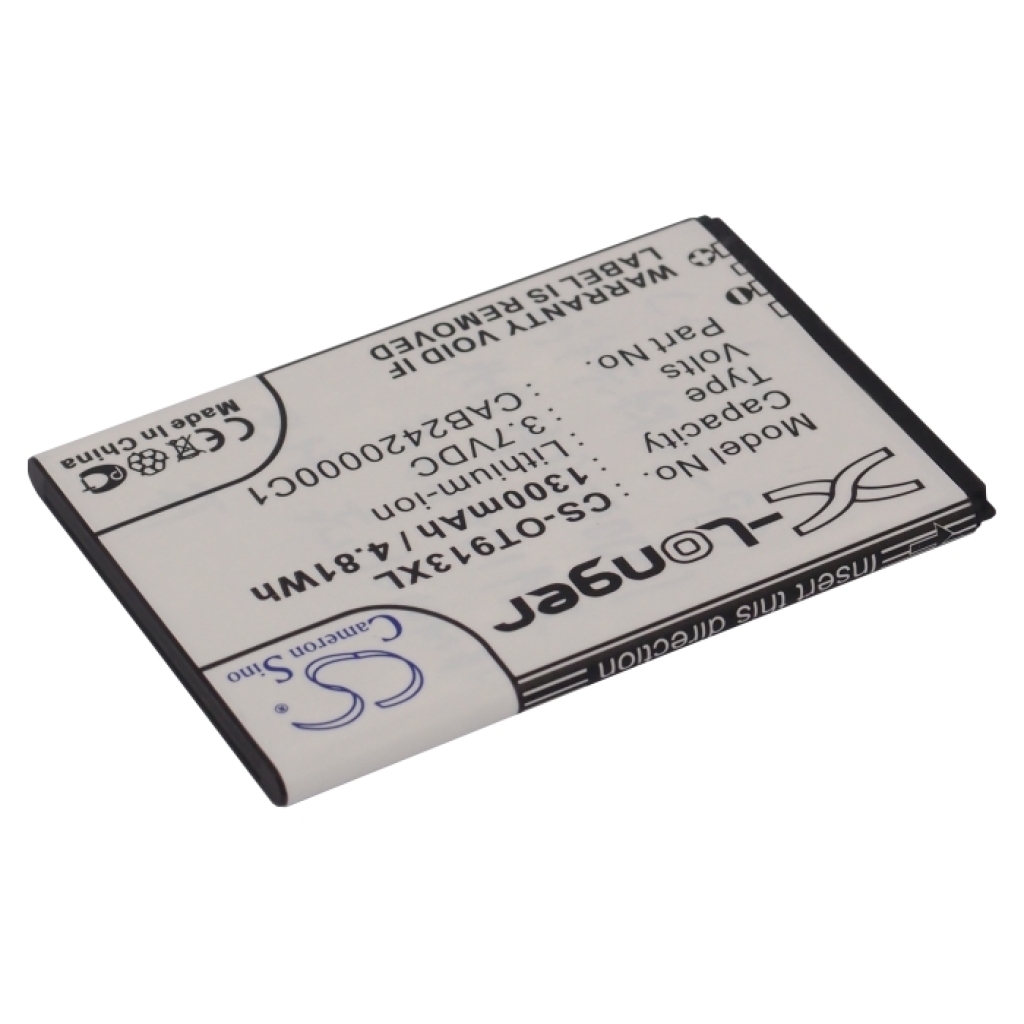 Battery compatible with Alcatel CS-OT913XL