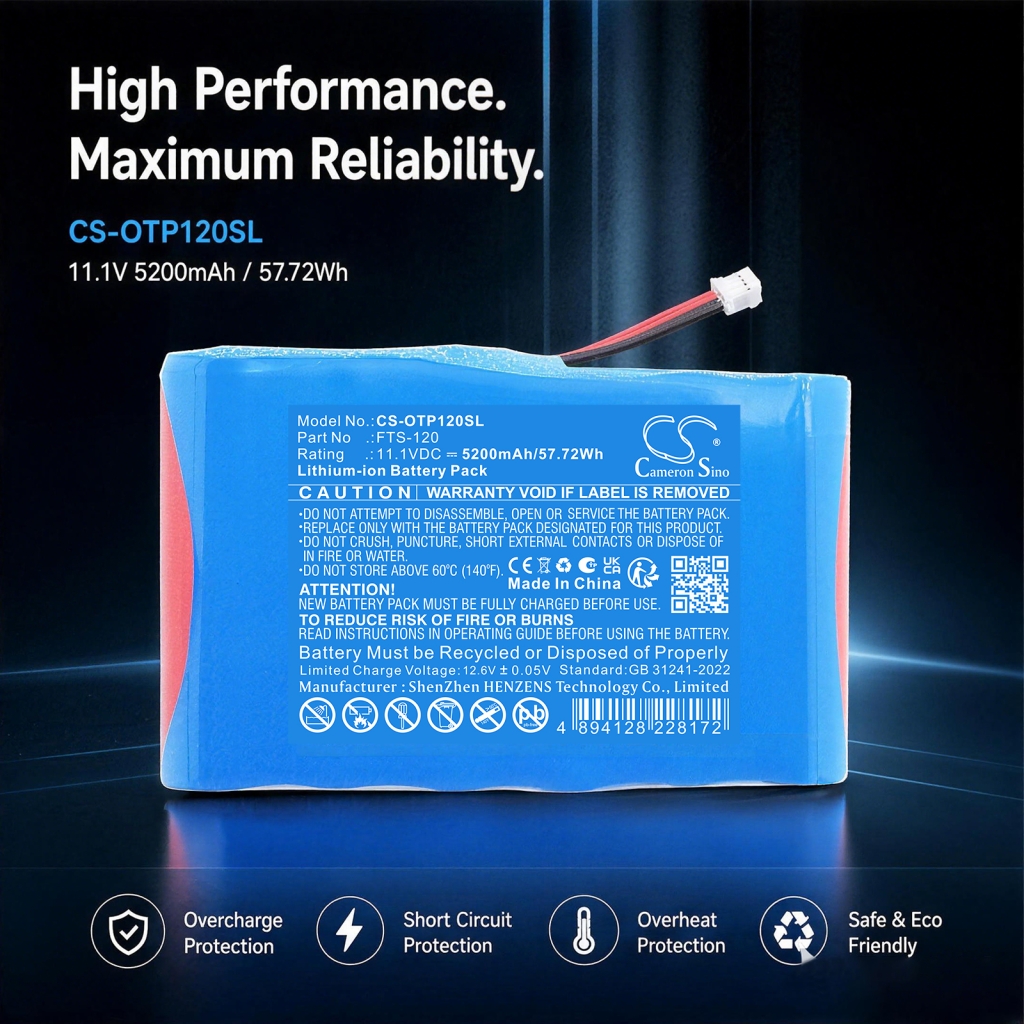 Battery compatible with Opwill CS-OTP120SL