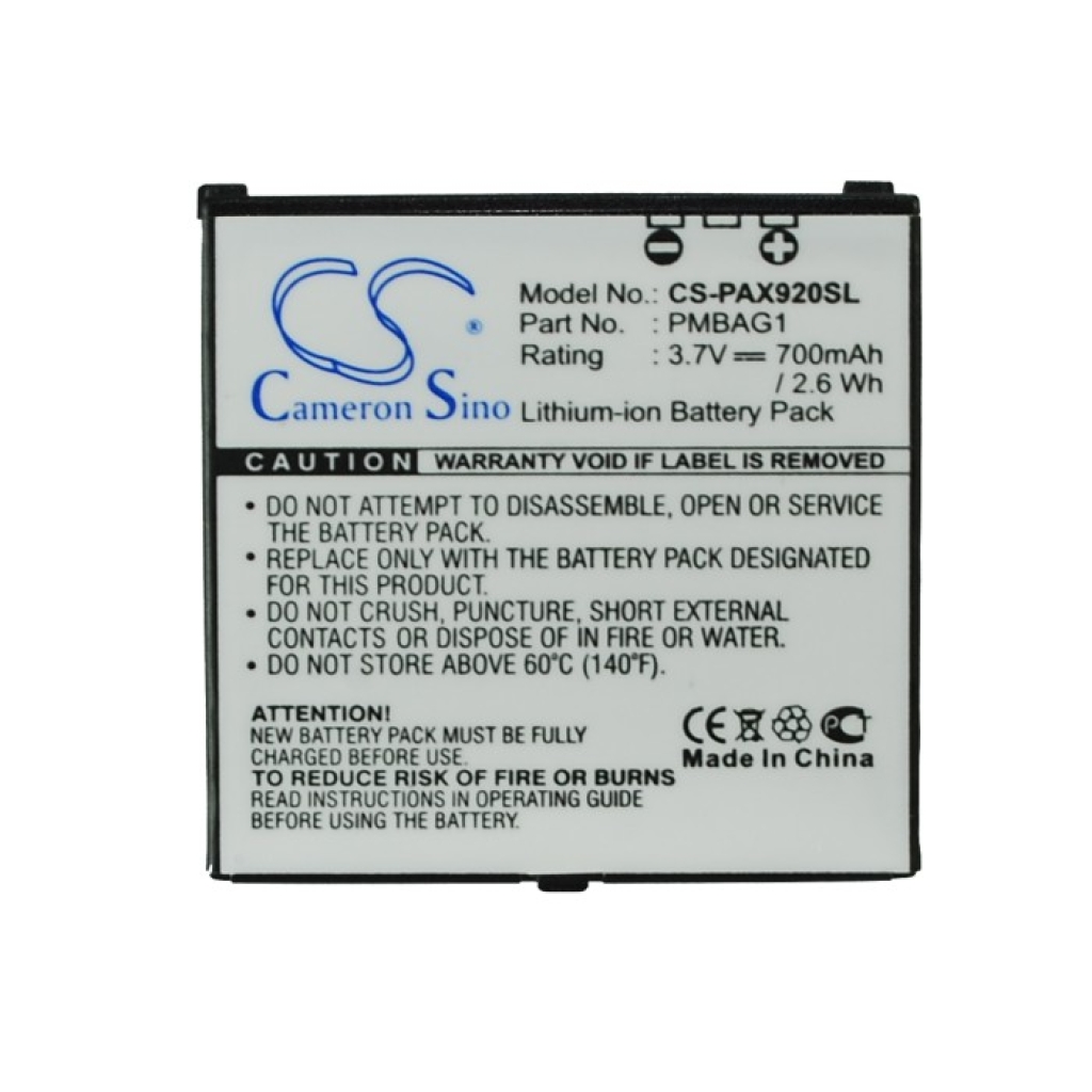 Battery compatible with Panasonic SoftBank CS-PAX920SL