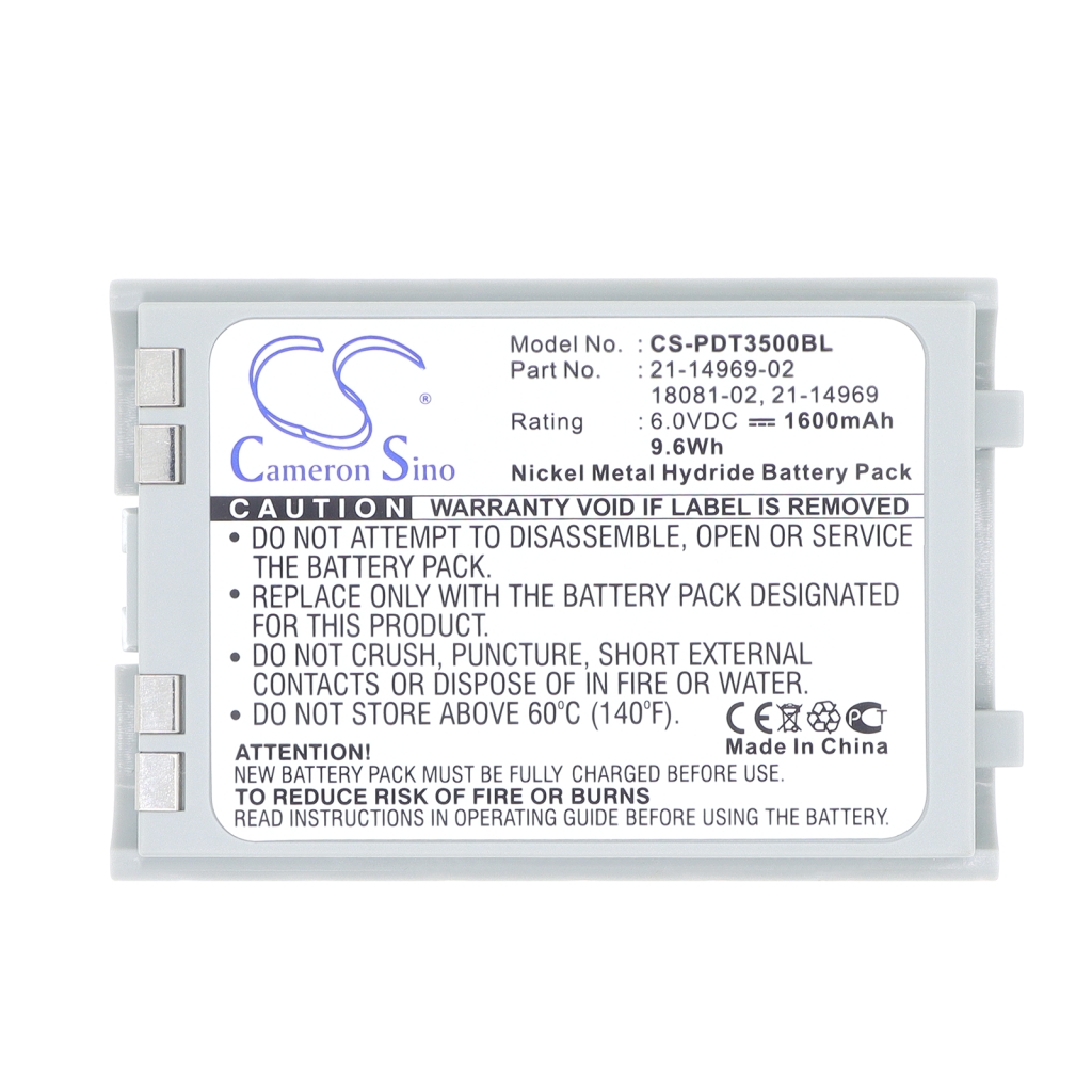 Batteries compatible with Symbol PDT3500 PDT3500 CS-PDT3500BL