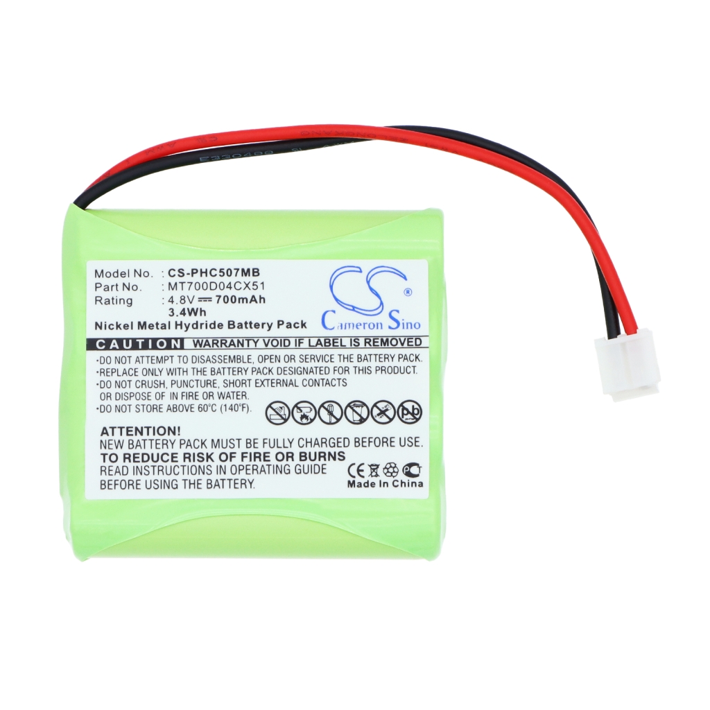 Battery compatible with Philips CS-PHC507MB