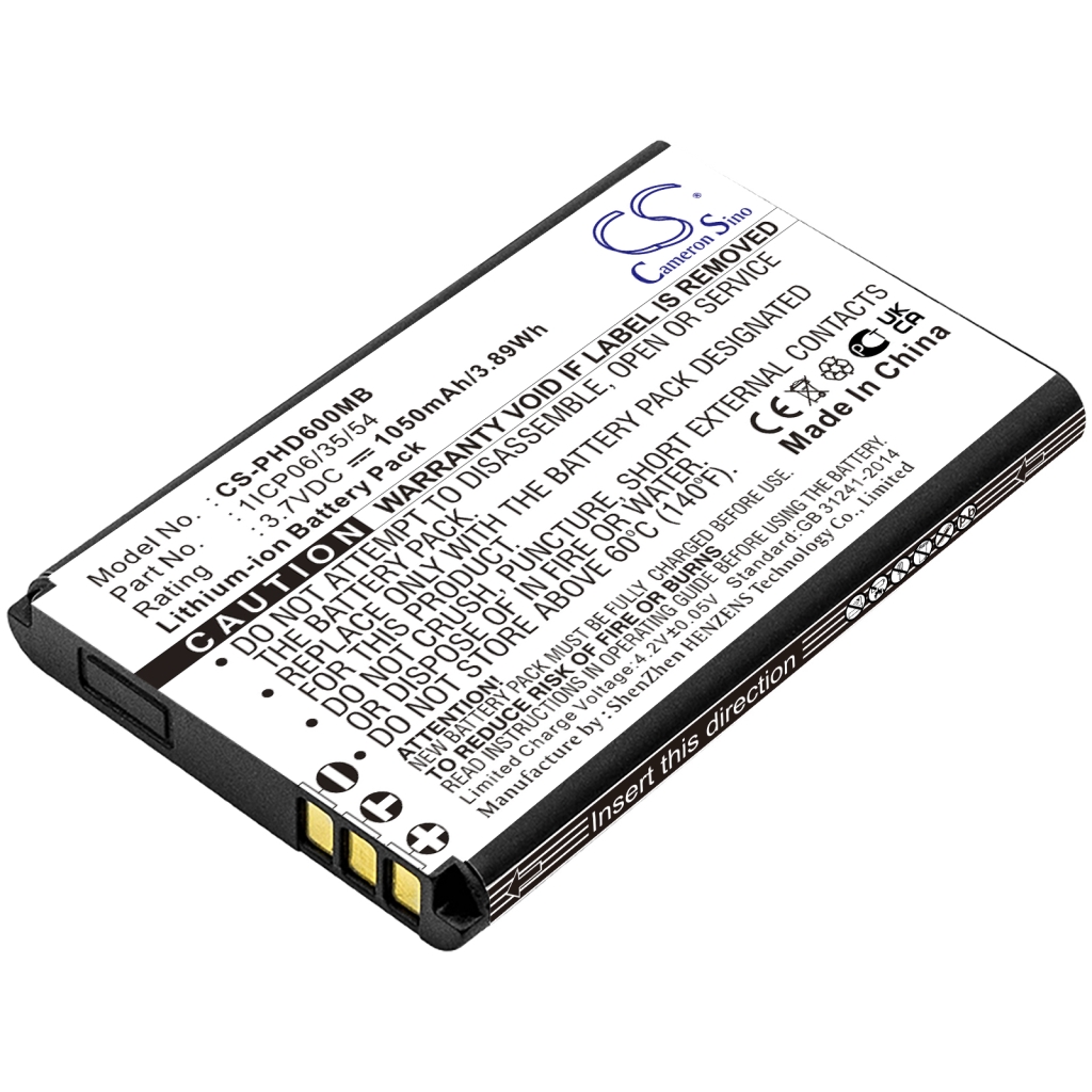 BabyPhone Battery Topcom CS-PHD600MB