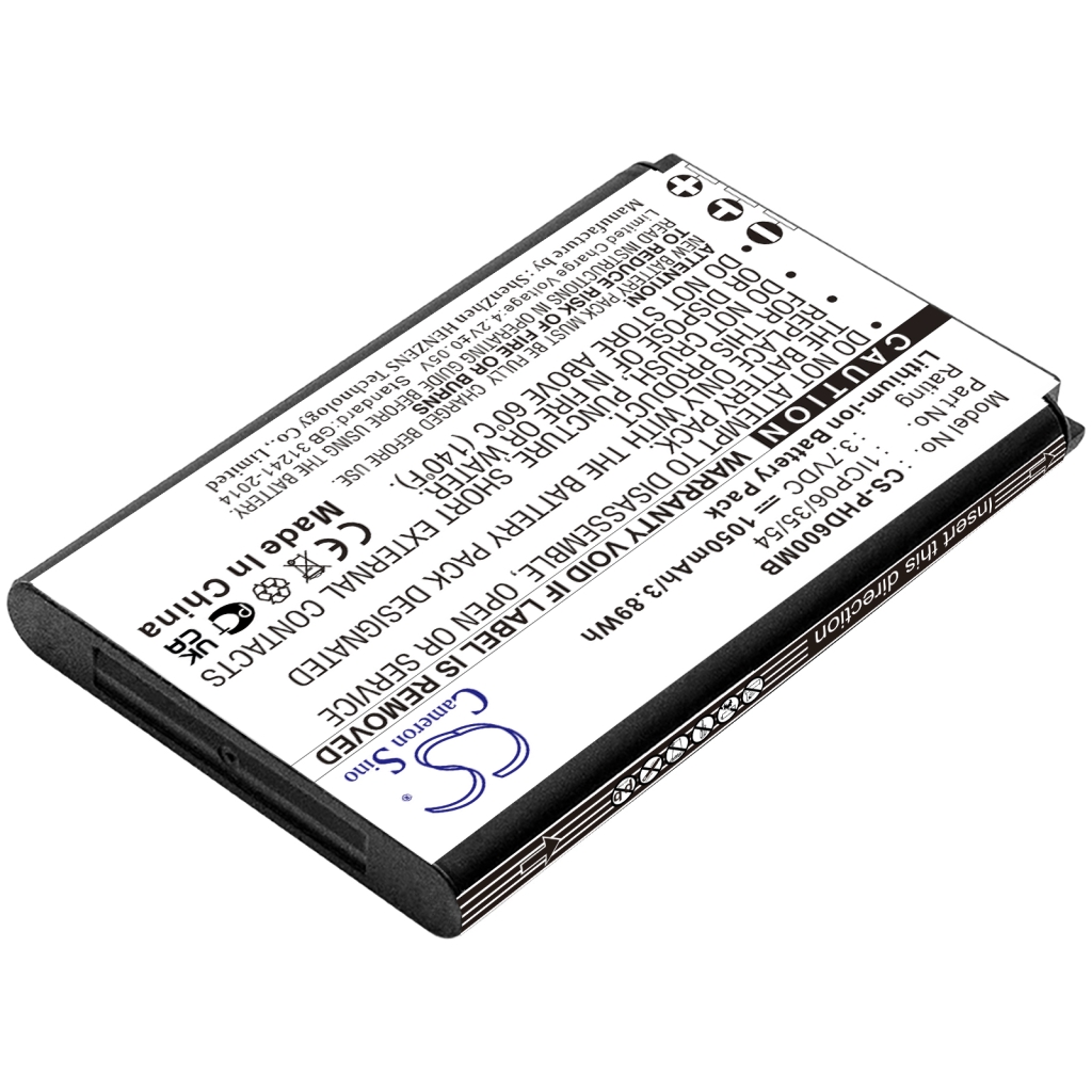 BabyPhone Battery Topcom CS-PHD600MB