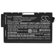 Compatible battery replacement for Tektronix LI202S-6600,NI2020