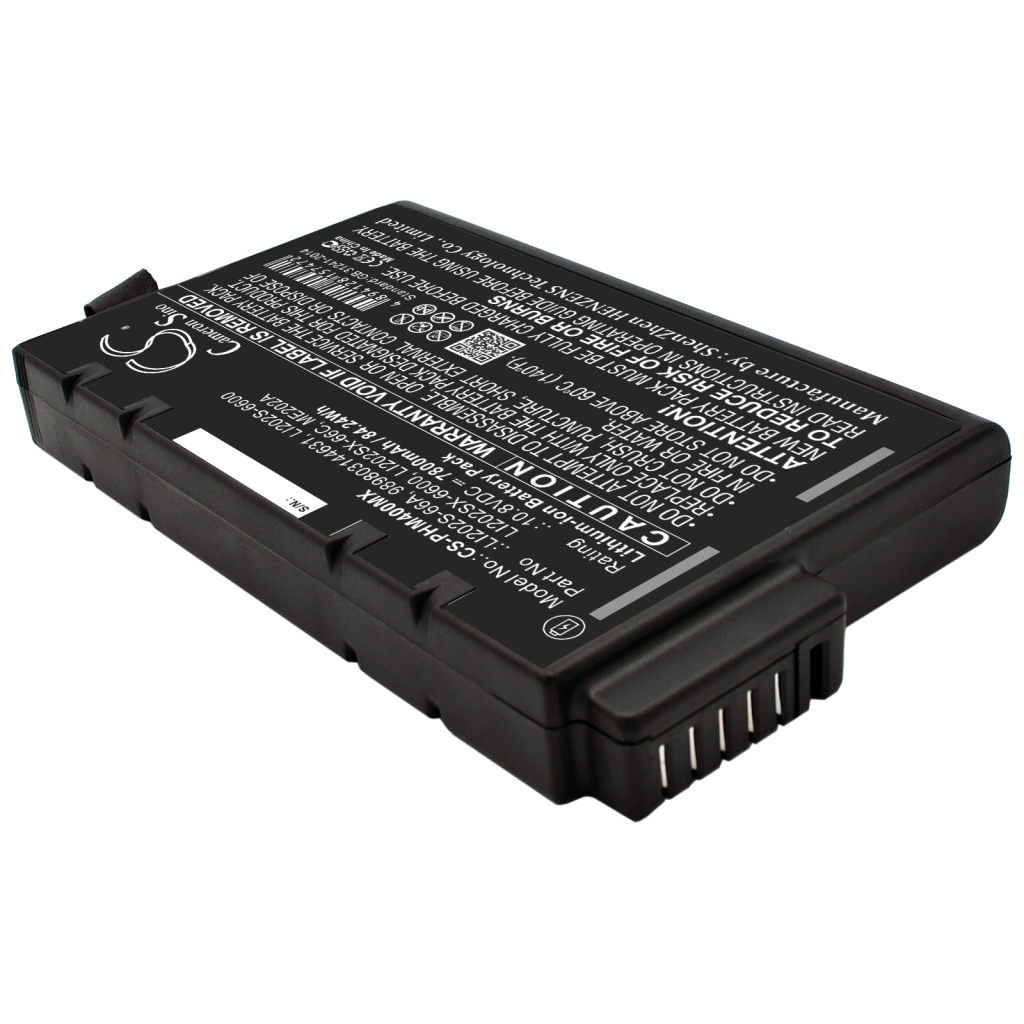 Cameron Sino CS-PHM400MX battery – back label detail