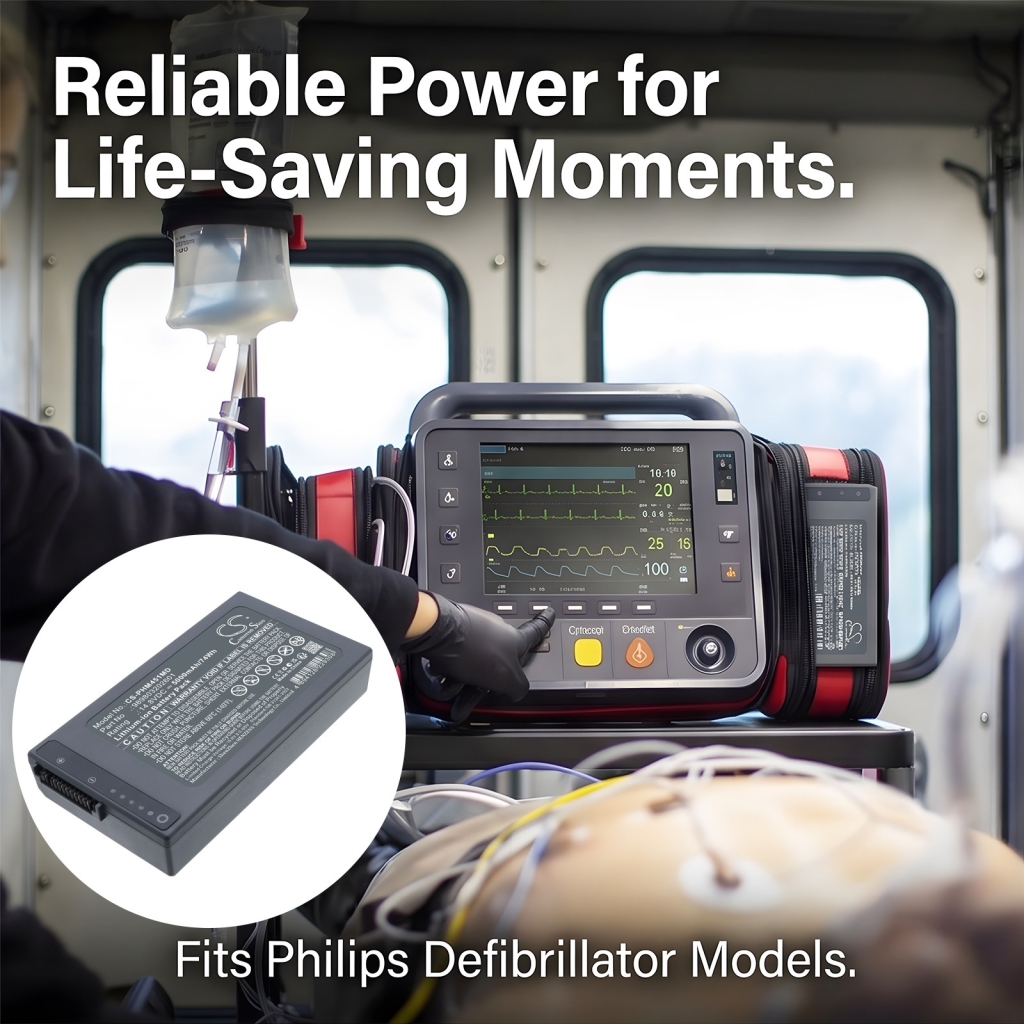 Battery compatible with Phillips CS-PHM451MD