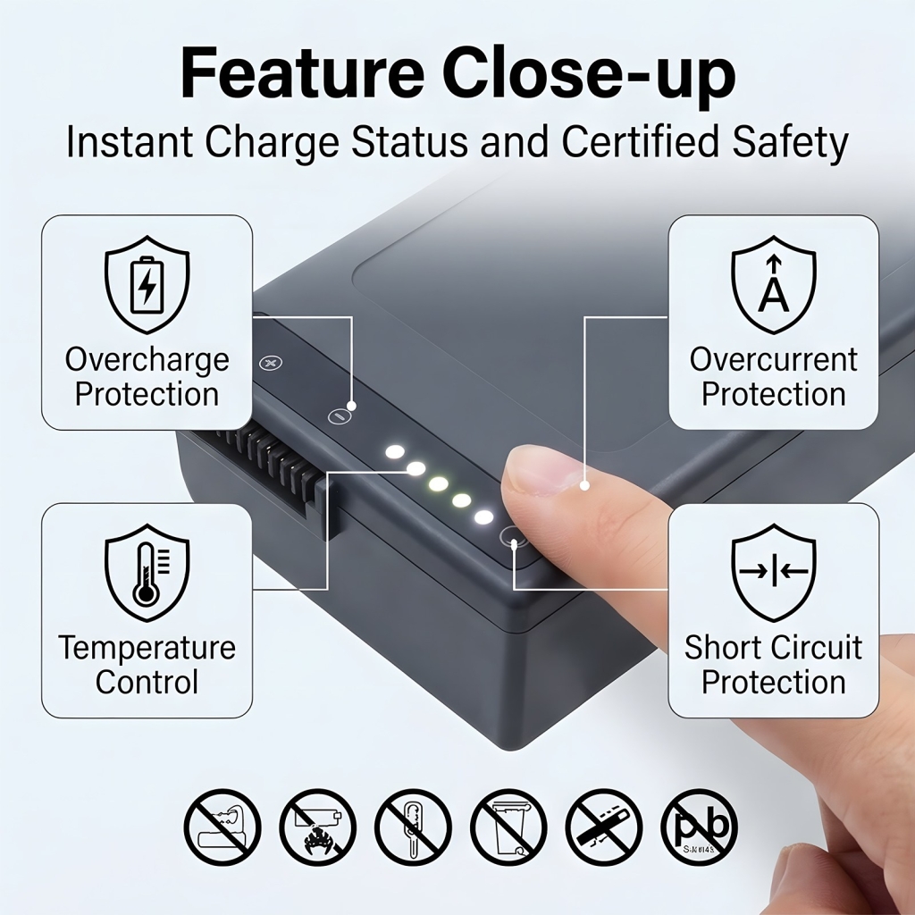 Battery compatible with Phillips CS-PHM451MD