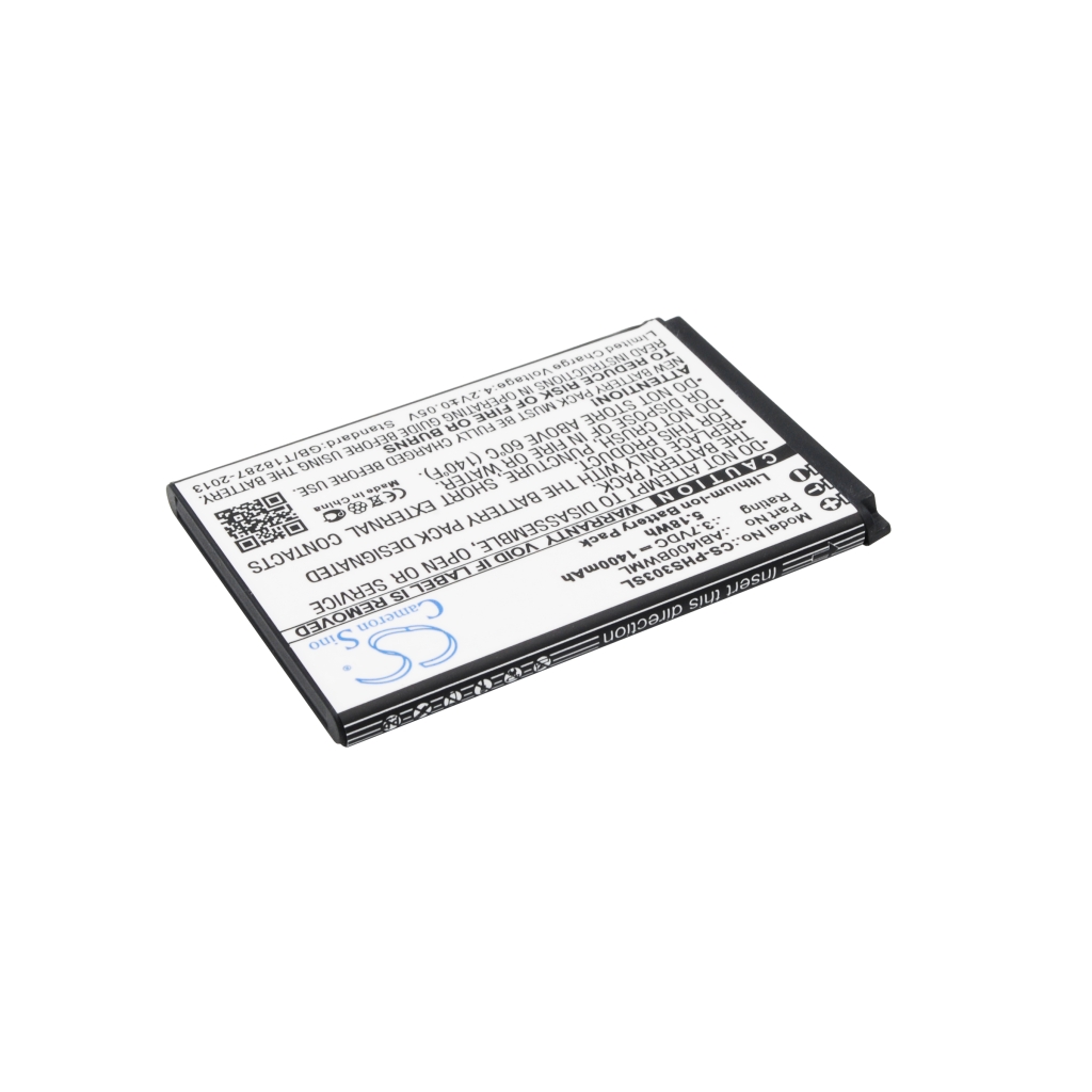 Battery compatible with Philips CS-PHS303SL