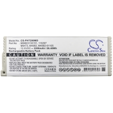 Compatible battery replacement for Philips 110297,989803130151,M4992,M4992-61105,M6473