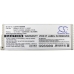 Battery compatible with Philips CS-PHT200MD