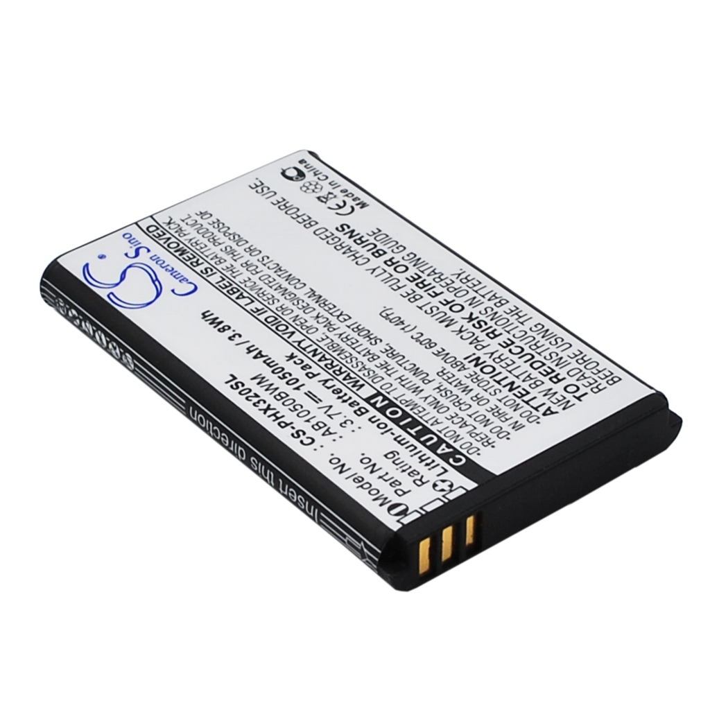 Battery compatible with Philips CS-PHX320SL