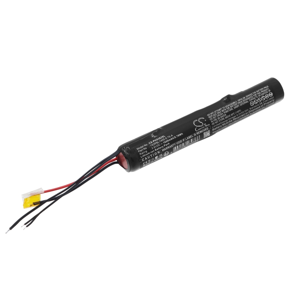Battery compatible with Philips CS-PHX382SL