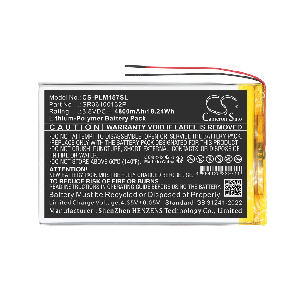 Battery compatible with Polaroid CS-PLM157SL