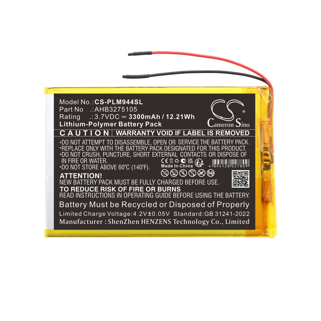 Battery compatible with Polaroid CS-PLM944SL