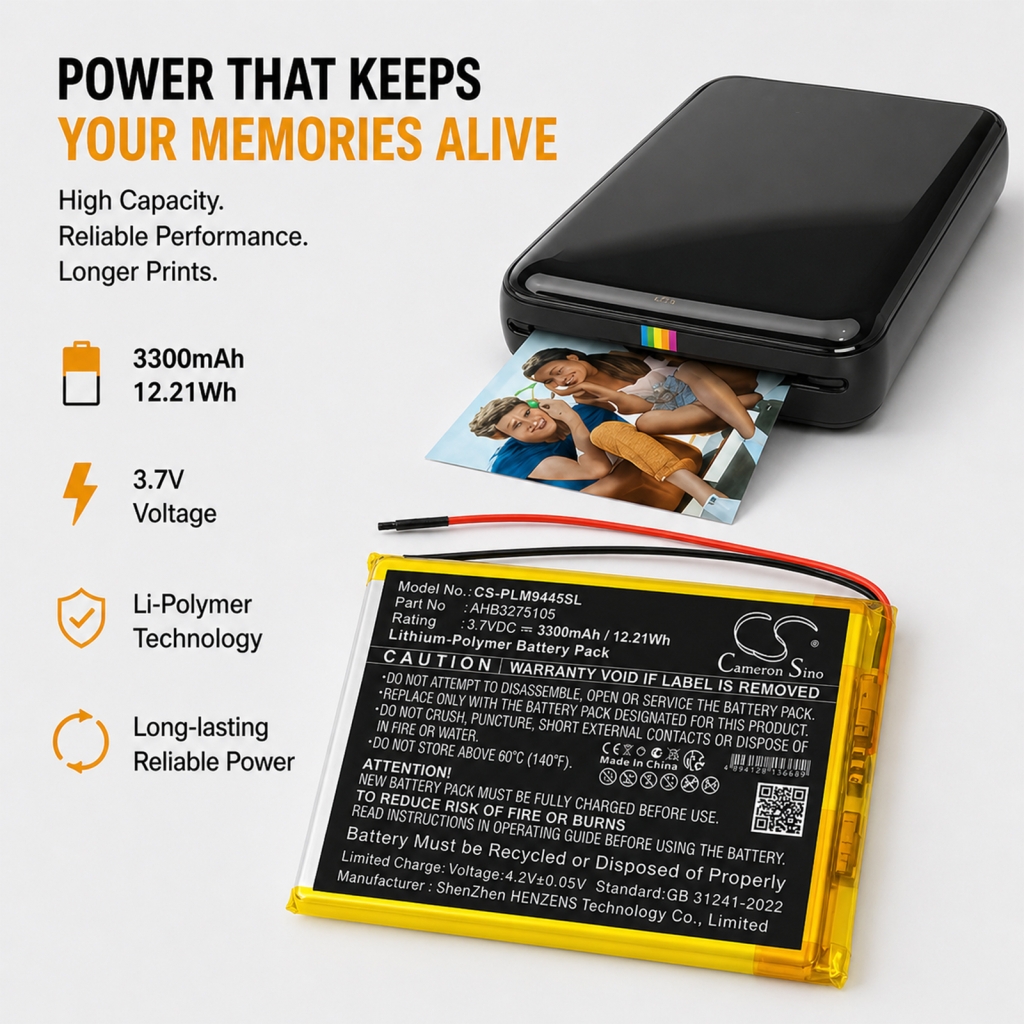 Battery compatible with Polaroid CS-PLM944SL