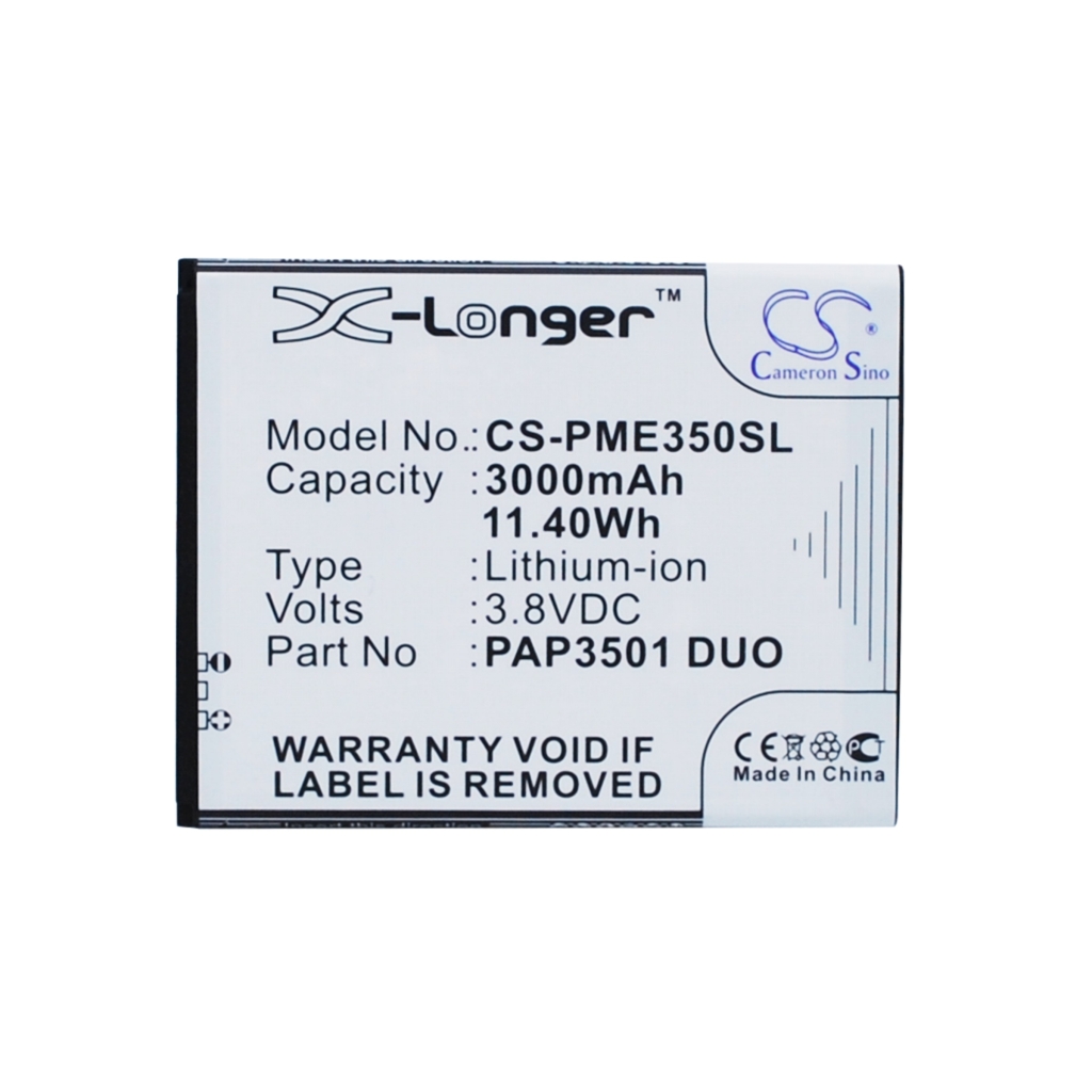 Battery compatible with Prestigio CS-PME350SL