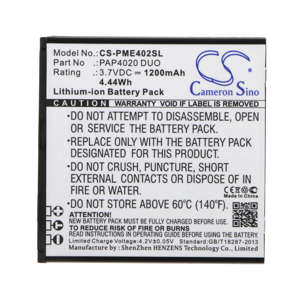 Battery compatible with Prestigio CS-PME402SL