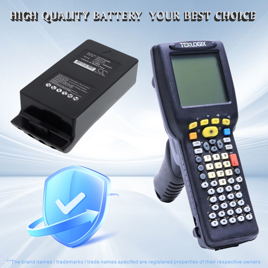 Battery compatible with PSION TEKLOGIX CS-PT7035BL