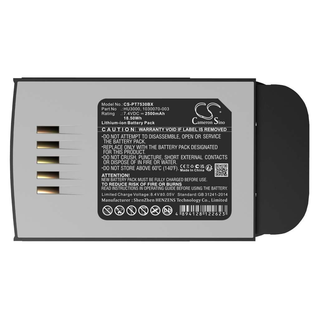 Battery compatible with PSION TEKLOGIX CS-PT7530BX