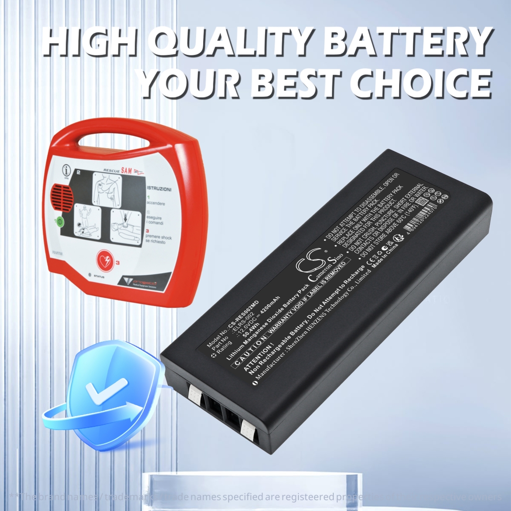 Battery compatible with Progetti CS-RES002MD