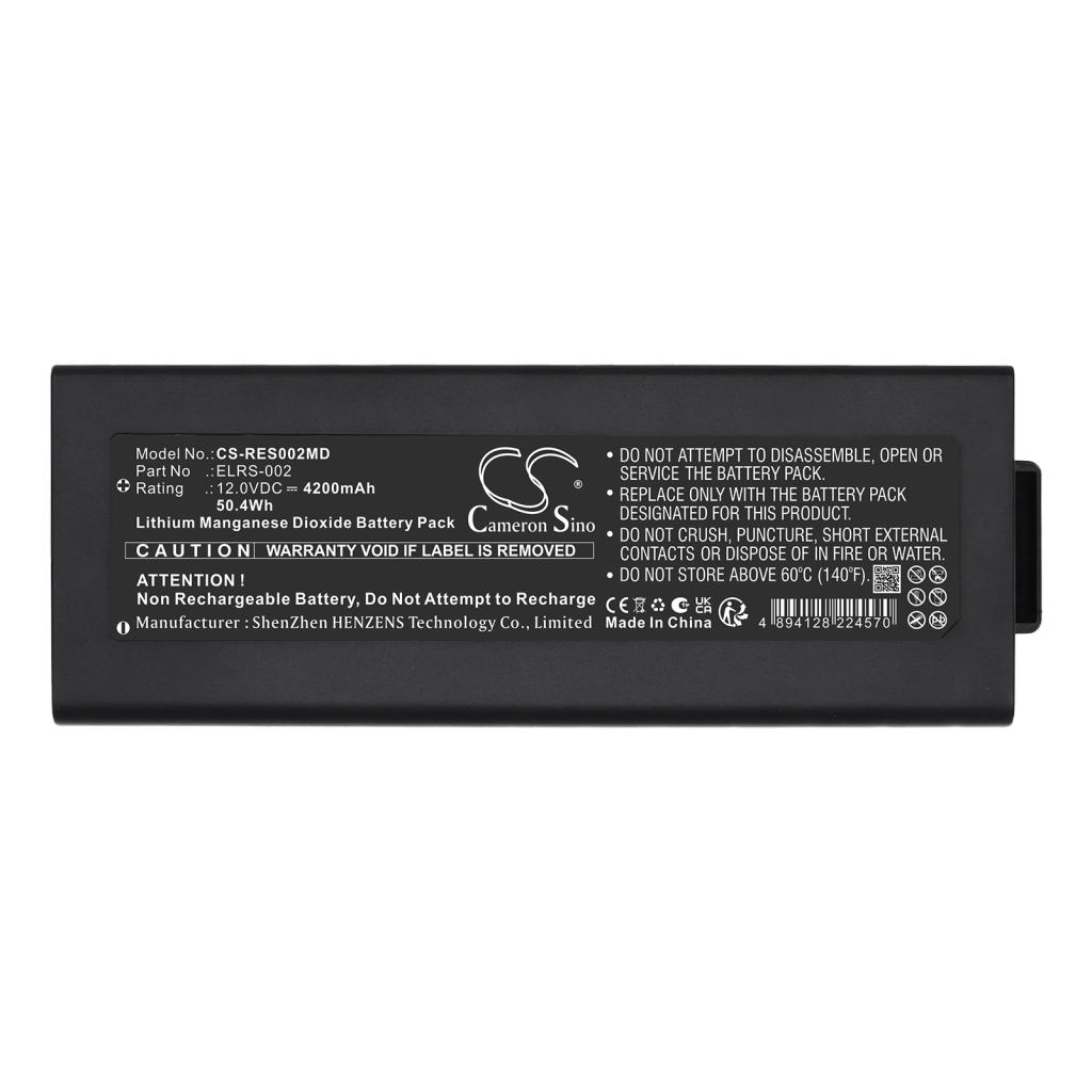 Battery compatible with Progetti CS-RES002MD