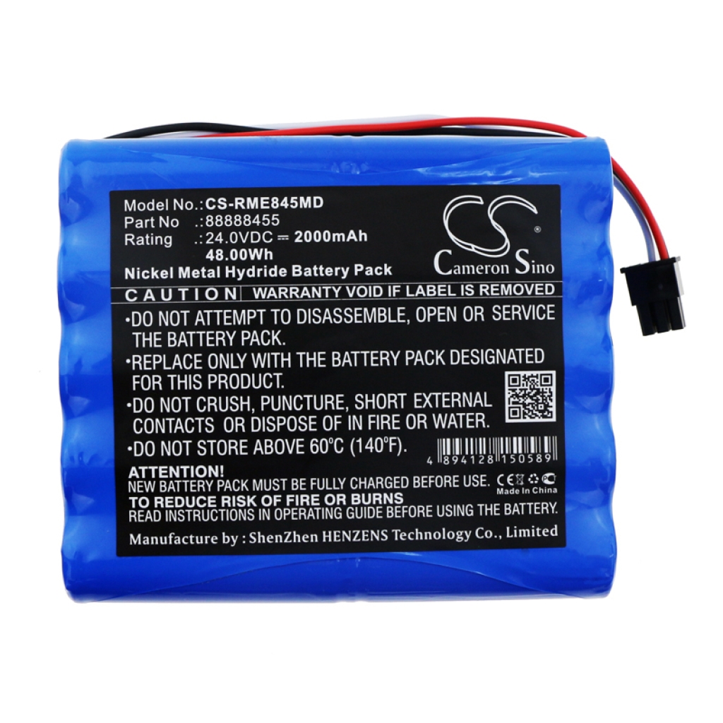 Compatible battery replacement for Resmed 88888455