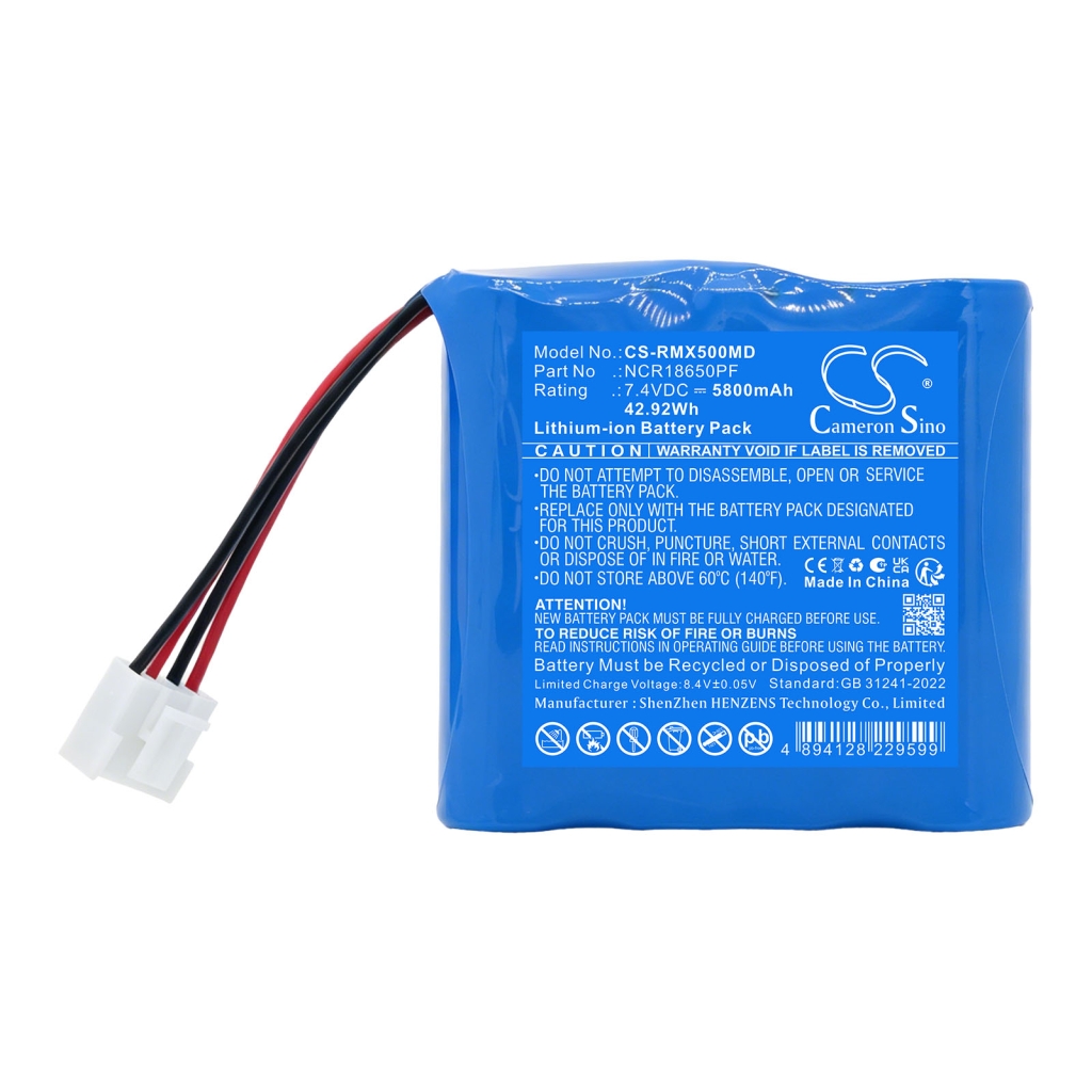 Battery compatible with Rossmax CS-RMX500MD