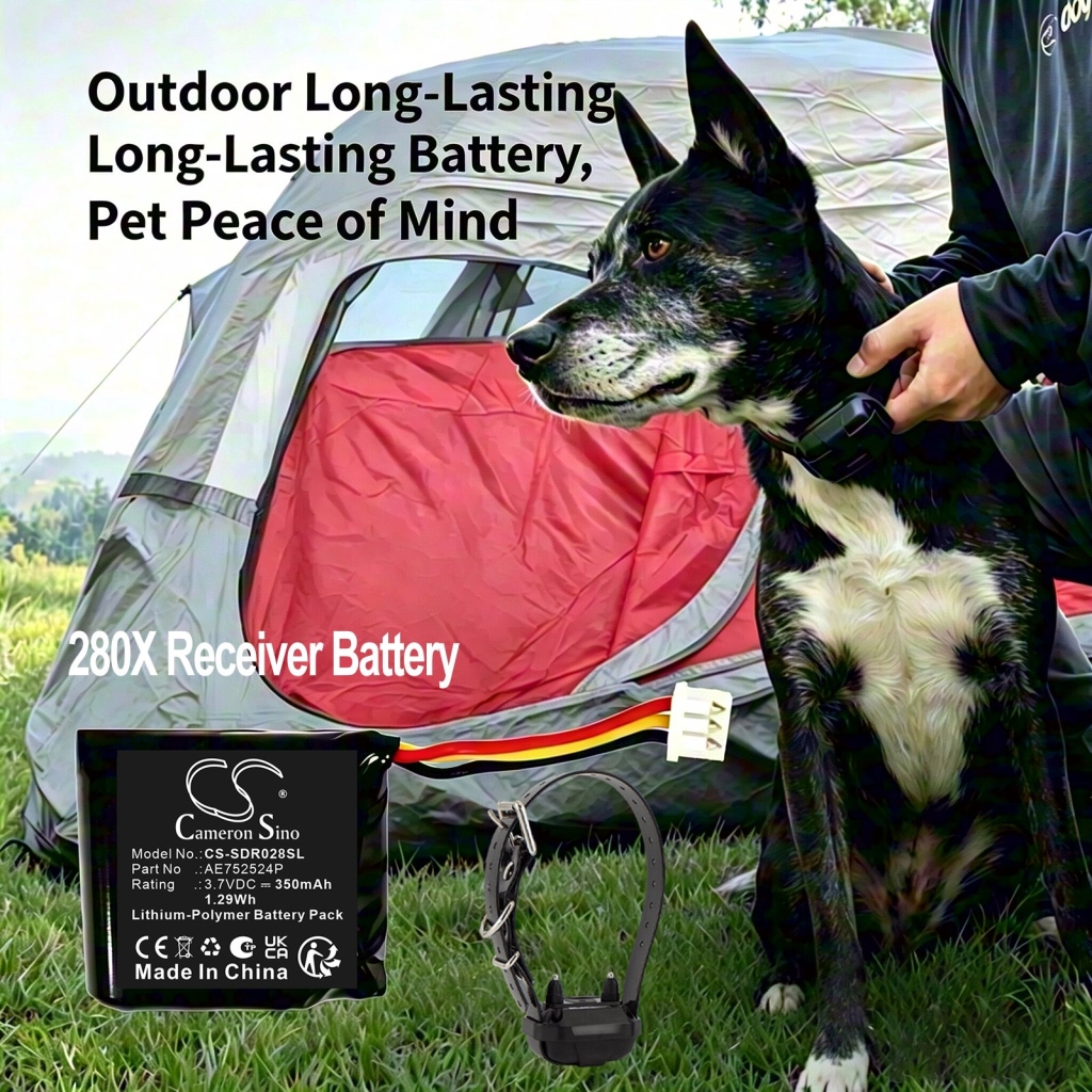 Battery compatible with Dogtra CS-SDR028SL