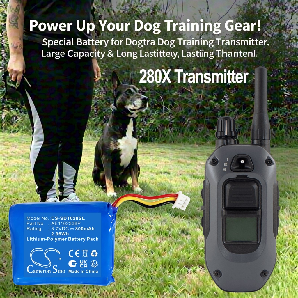 Battery for Dogtra 280X Transmitter