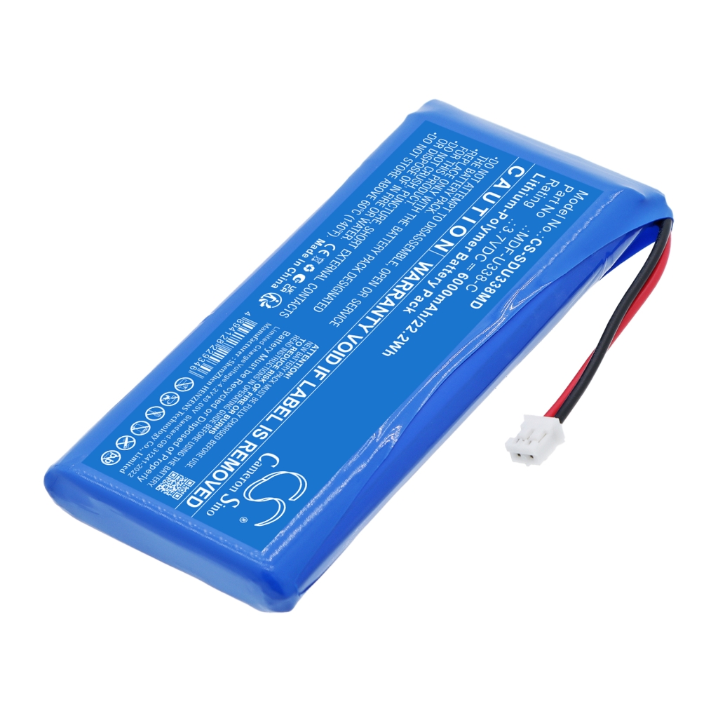 Battery compatible with Sanyo CS-SDU338MD