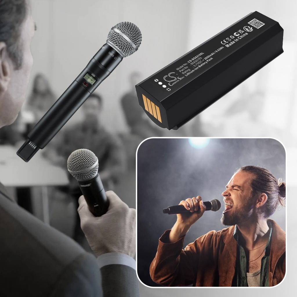 Microphone battery Shure ADX2