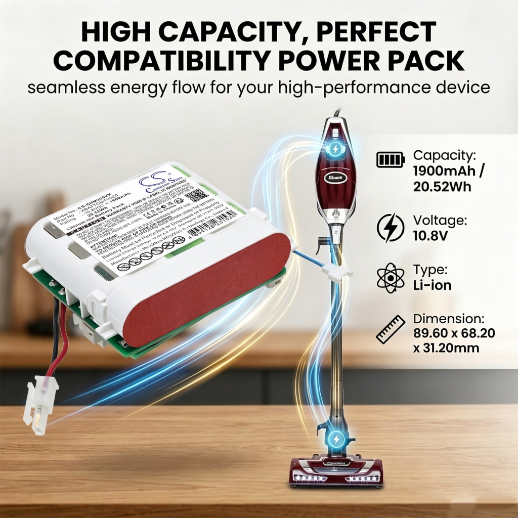 Battery compatible with Shark
