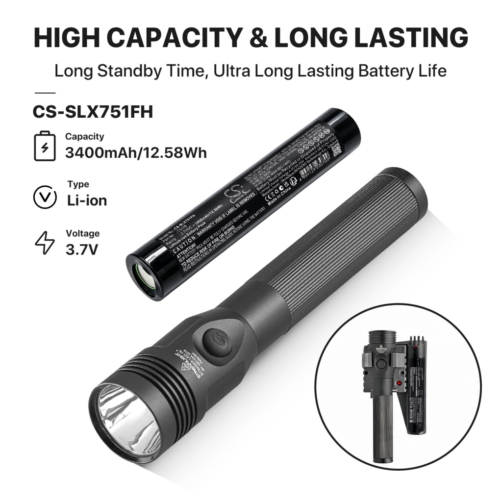 Battery for Streamlight Stinger LED