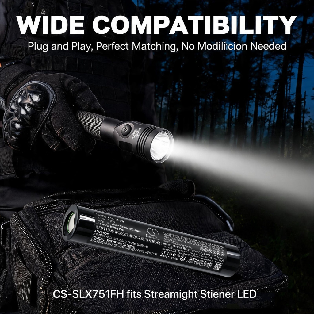 Battery for Streamlight Stinger LED