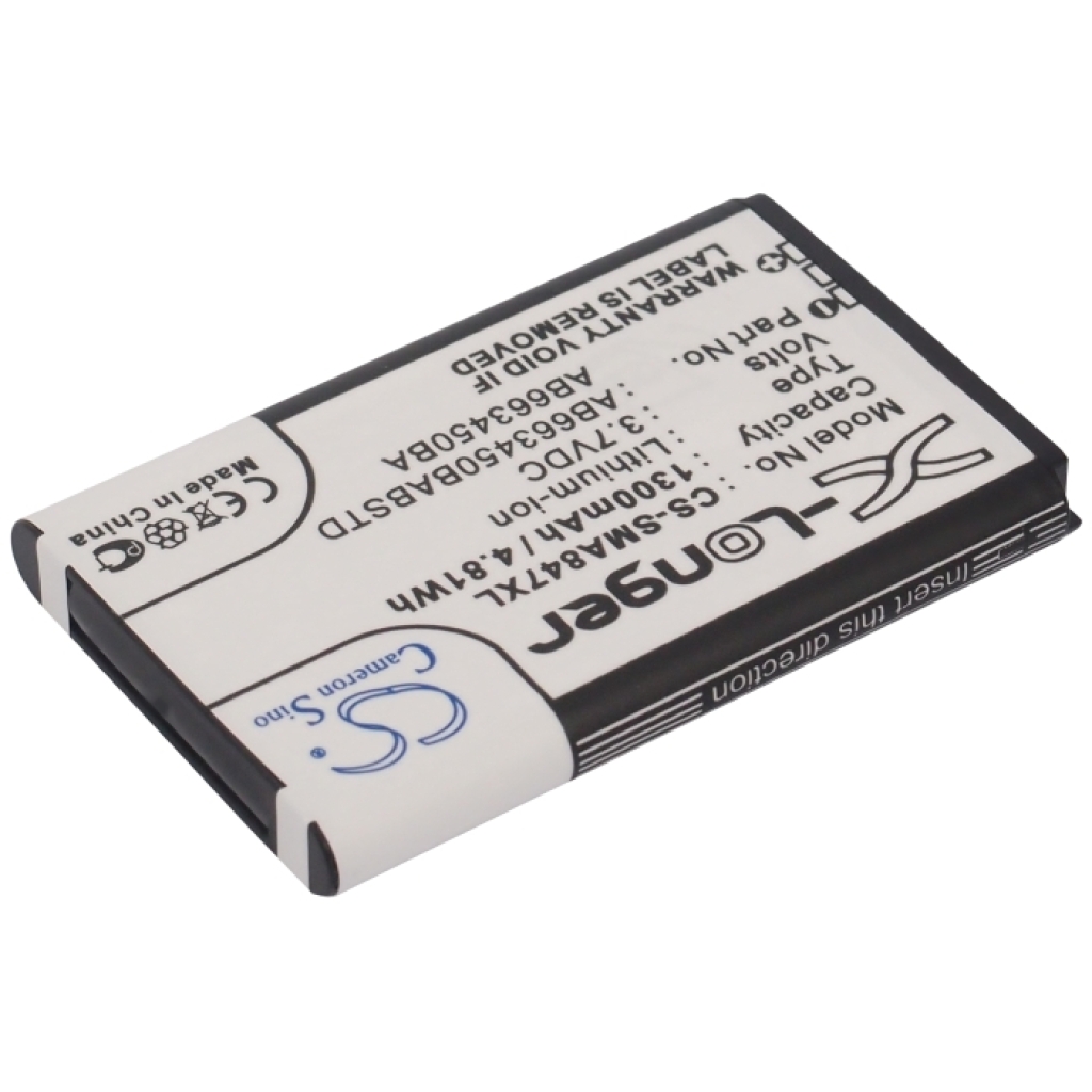 Battery compatible with Samsung CS-SMA847XL