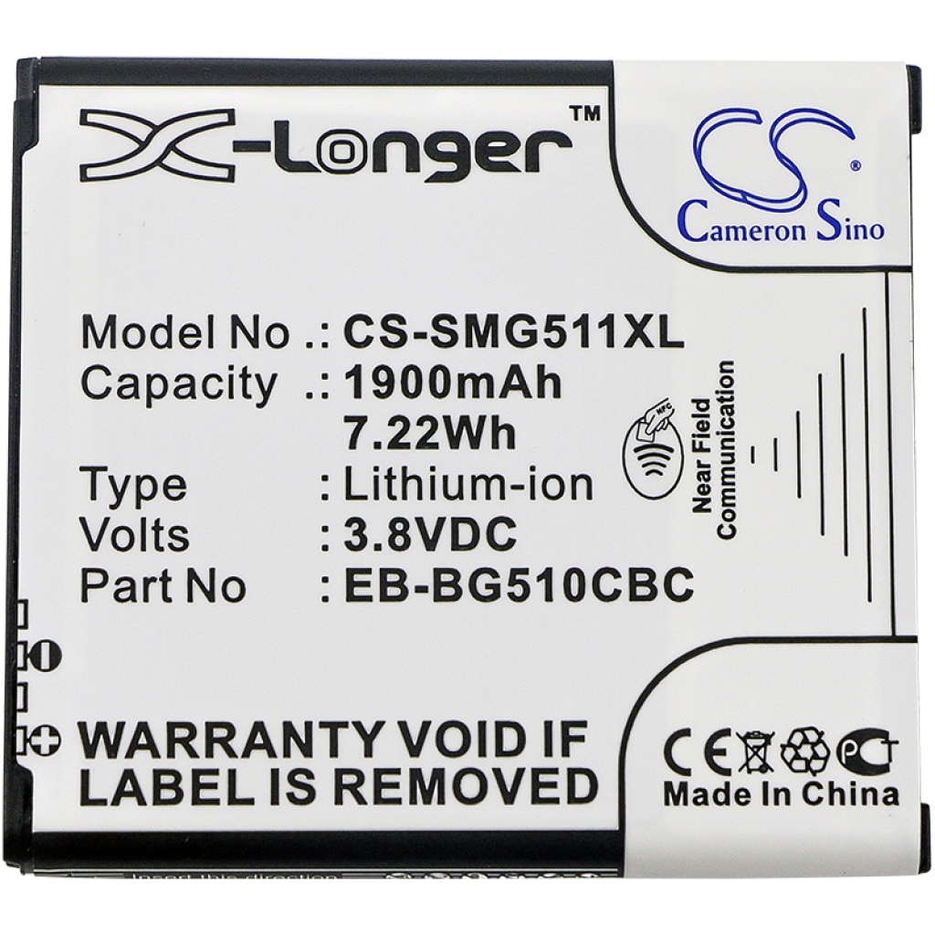 Battery compatible with Samsung CS-SMG511XL