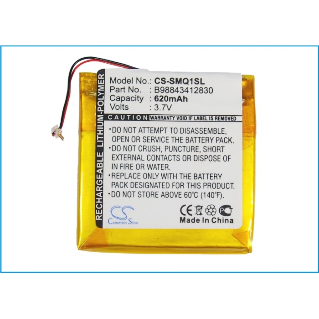 Battery compatible with Samsung CS-SMQ1SL