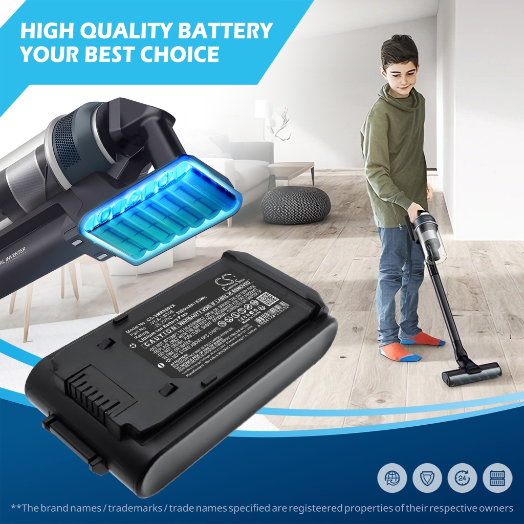 Battery compatible with Samsung CS-SMR950VX
