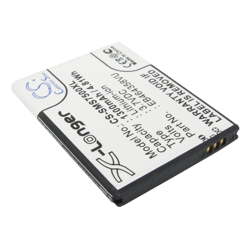 Battery compatible with Samsung AT&T CS-SMS7500XL