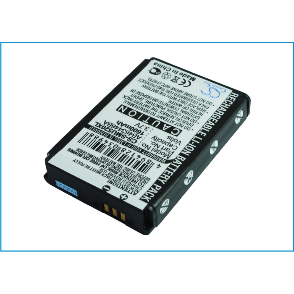 Battery compatible with Samsung CS-SMU520XL