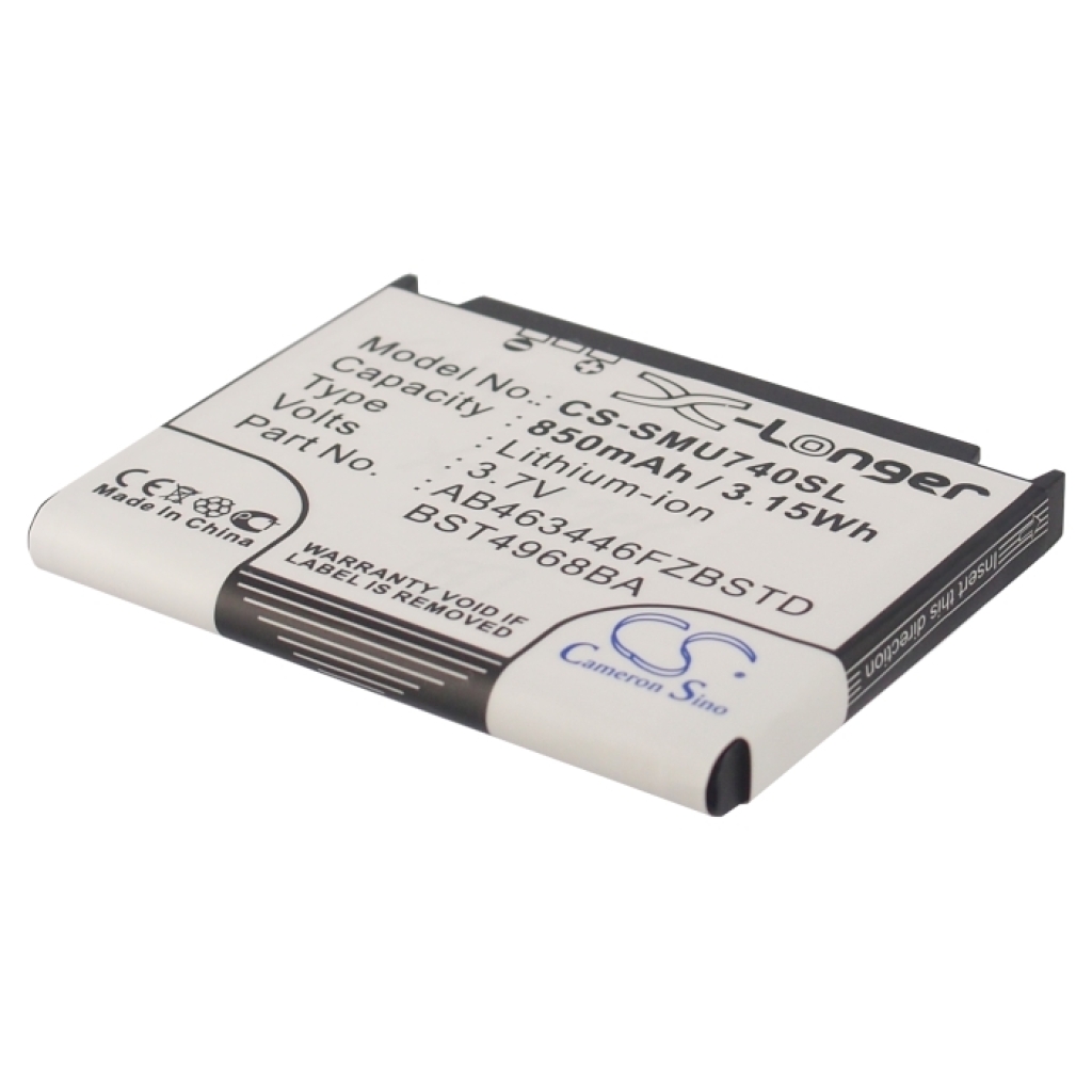 Battery compatible with Samsung CS-SMU740SL
