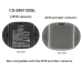 Battery compatible with Sonos CS-SMV100SL